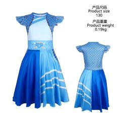 Kid Descendants Dress Children Halloween Cosplay Costume Role Playing Uniform PQ11016