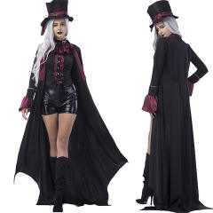 Vampire costume For Women Halloween Dark Knight Fancy Dress Anime cosplay Uniform PQ1834