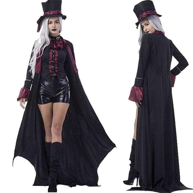 Vampire costume For Women Halloween Dark Knight Fancy Dress Anime cosplay Uniform PQ1834