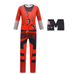 Descendants Costume Child Halloween Cosplay Uniform Kid Role Playing Jumpsuit PQ4156