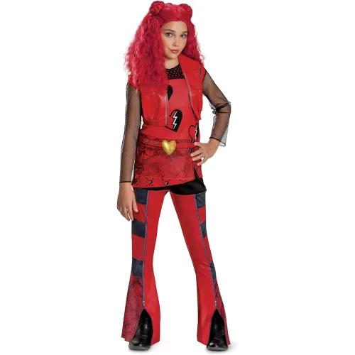 Descendants Costume Child Halloween Cosplay Uniform Kid Role Playing Jumpsuit PQ4156