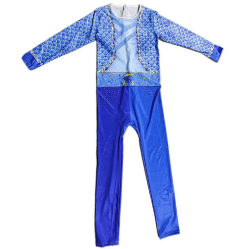 Descendants Costume Child Halloween Cosplay Uniform Kid Role Playing Jumpsuit PQ4156