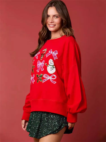 Christmas Sweaters For Women Santa Claus Knitwear Xmas Tops PQ7006
