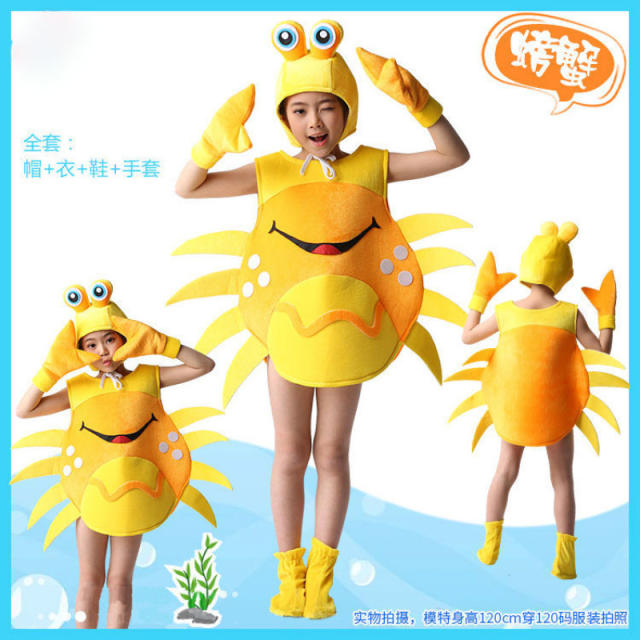 Marine Animal Performance Costume Halloween Underwater World Biological Theme Uniform PQ9667
