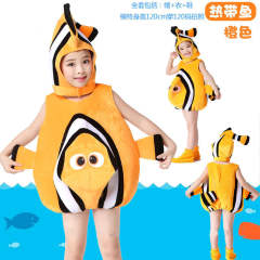 Marine Animal Performance Costume Halloween Underwater World Biological Theme Uniform PQ9667