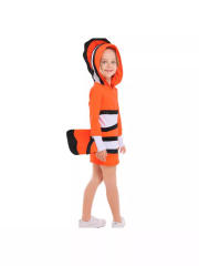 Carnival Nemo Clown Fish Costume Clownfish Cosplay Fancy Dress Halloween PQ5368
