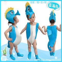 Marine Animal Performance Costume Halloween Underwater World Biological Theme Uniform PQ9667