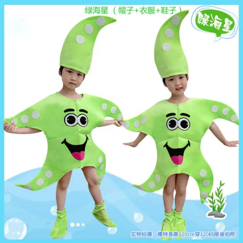 Marine Animal Performance Costume Halloween Underwater World Biological Theme Uniform PQ9667
