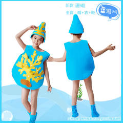 Marine Animal Performance Costume Halloween Underwater World Biological Theme Uniform PQ9667