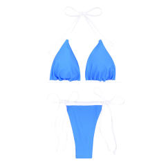 Sexy Micro Bikini Triangle Bathing Suit Halter Womens Two-Piece Swimwear PQ5041