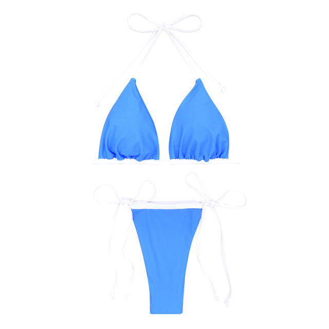 Sexy Micro Bikini Triangle Bathing Suit Halter Womens Two-Piece Swimwear PQ5041