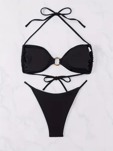 Women's Two-Piece Bikini Swimsuit, Sexy Bathing Suit PQ-P5025