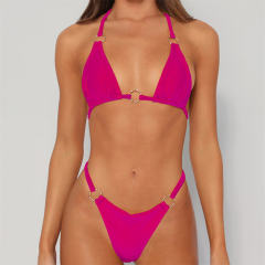 Women's Two-Piece Bikini Swimsuit Lady Bathing Suit Sexy Beachwear PQ3039