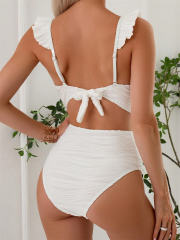 Vintage Two Pieces Bikini Sets for Woman Female Push Up Beachwear PQ-YD0411