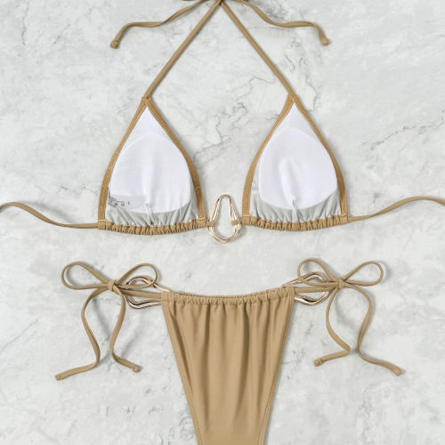 Woman Two-Piece Swimsuit Female Triangle Bikini Set PQ-B53