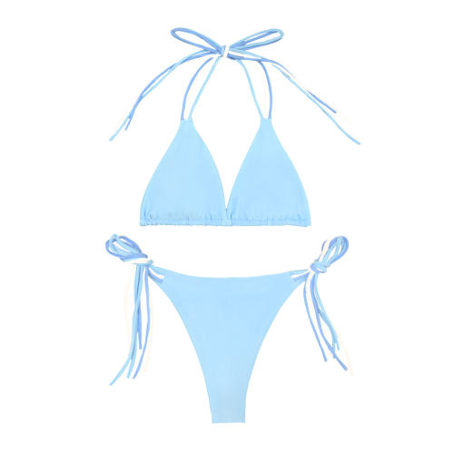 Tie Side String Bikini Set for Womens Two Pieces Swimwear PQ5018