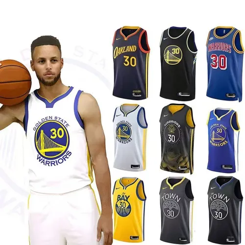 Stephen Curry Basketball Fan Apparel Golden State Warriors Basketball Jersey PQSC003
