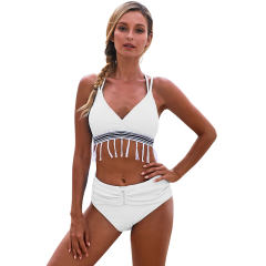 Women Bathing Costume Swimsuits Swimmers Bathers Ladies Tassel Bikinis PQLC411907