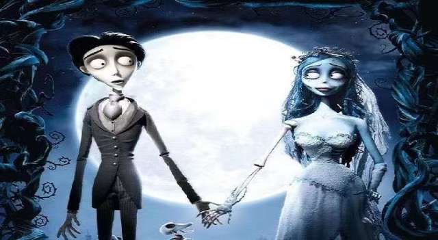 Halloween American Anime Theme Costume Emily Corpse Bride Dress