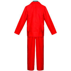 Mardi Gras Men Suits Carnival Clown Theme Costume Joker Cosplay Uniform