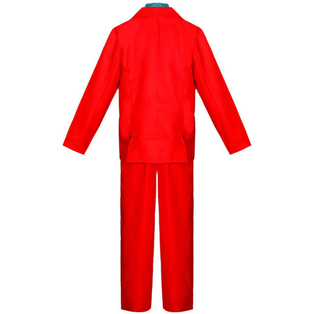 Mardi Gras Men Suits Carnival Clown Theme Costume Joker Cosplay Uniform