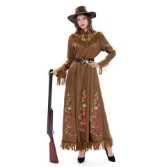 Halloween Medieval Knight Uniform Mardi Gras Women Indians Hunter Costume
