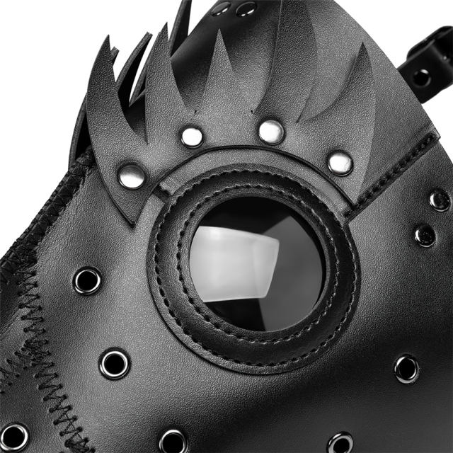 Halloween Plague Bird Face Guard PU Leather Medieval Doctor COS Costume Accessories