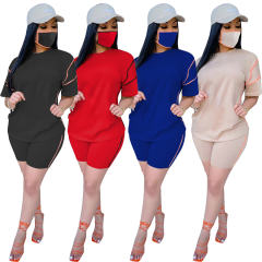 Leisure Tracksuits For Women Fashion Hip Pop Summer Streetwear PQCM765A