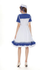 Halloween Lolita Fancy Dresses Carnival Navy Outfits Female Sailor Cosplay Theme Costume