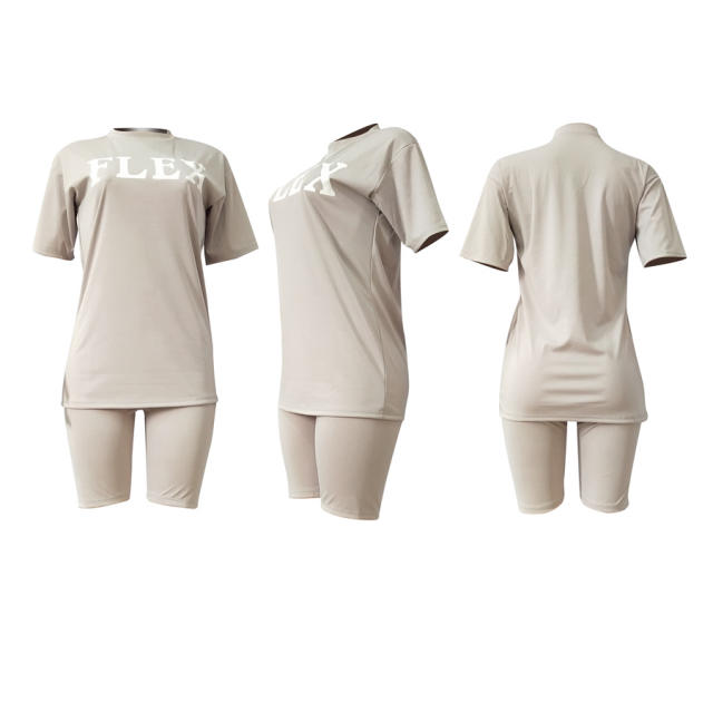 Novelty Women FLEX Tracksuits Letter Print Trendy Clothing Hiphop Streetwear