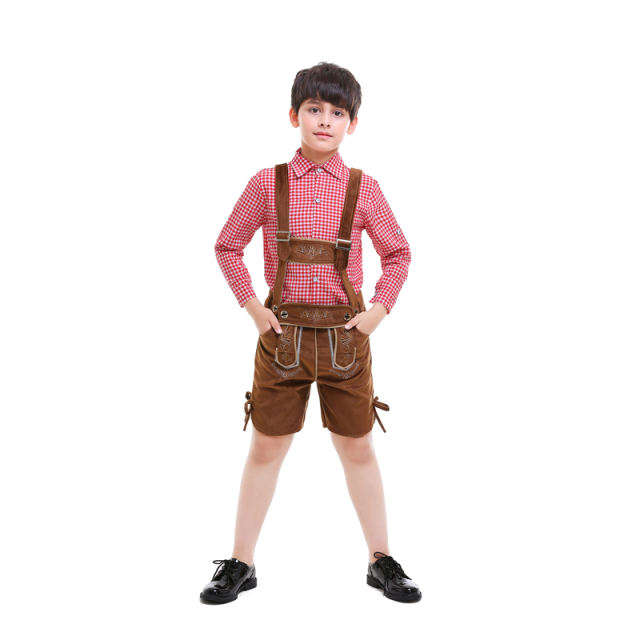 Teen Brown Traditional Children Carnival Fancy Wear PQPS1845