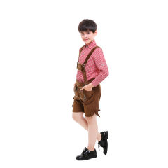 Teen Brown Traditional Children Carnival Fancy Wear PQPS1845