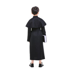 Halloween Choir Theme Costume Child Church Priest Fancy Clothing PQPS89176