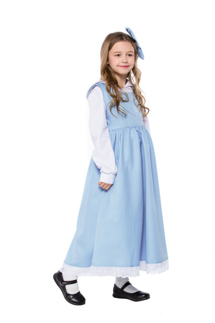 Halloween Classic Maid Cosplay Costume For Girl Carnival Fancy Dress PQPS9258
