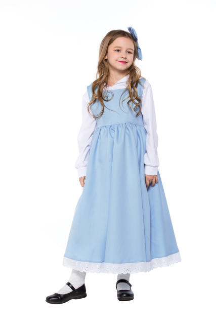Halloween Classic Maid Cosplay Costume For Girl Carnival Fancy Dress PQPS9258