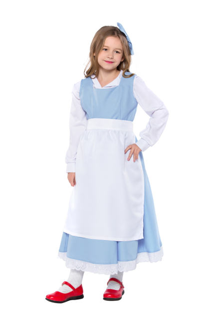 Halloween Classic Maid Cosplay Costume For Girl Carnival Fancy Dress PQPS9258