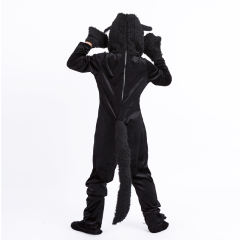 Halloween Black Cat Costume For Boy Animal Uniform PQPS1714