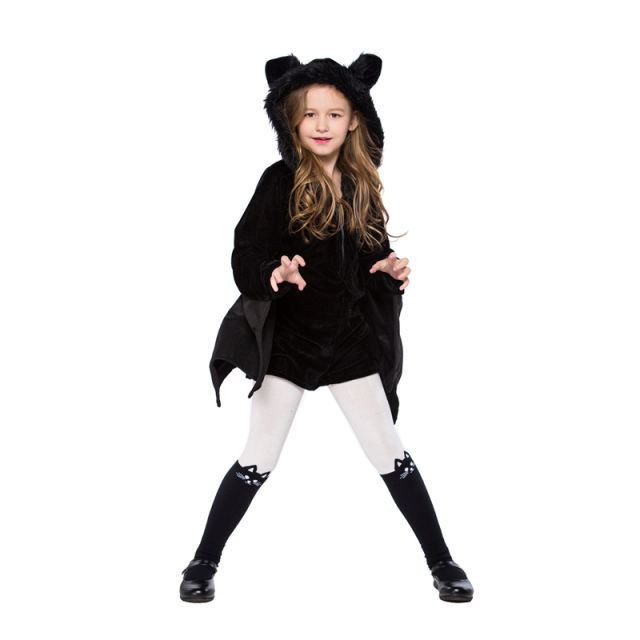 Halloween Vampire Costume Cosplay Bat Fancy Dress PQ1179