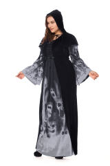Halloween Skull Print witch Costume Vampire Suit PQPS1366