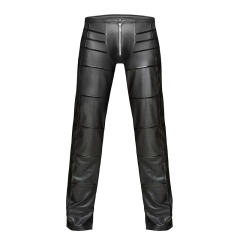 Men Sexy Faux Leather Pants Performance Skinny Clothing PQX6003