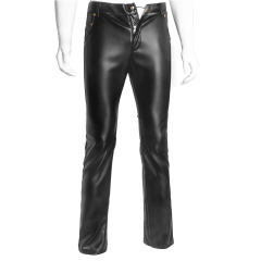 Men Sexy Stage Costumes Plus Size Male Fetish PVC Trousers PQX6002