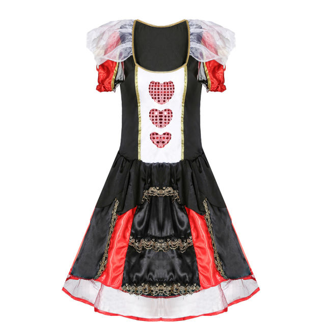 Sexy Cosplay Red Heart Queen Fancy Dress For Women PQMR369