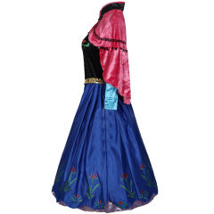 Anna Princess Fancy Dresses Girl Carnival Cosplay Blue Dress PQMR1732