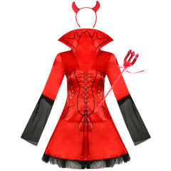 Red Devil Devilish Delight Costume For Women PQMR4002
