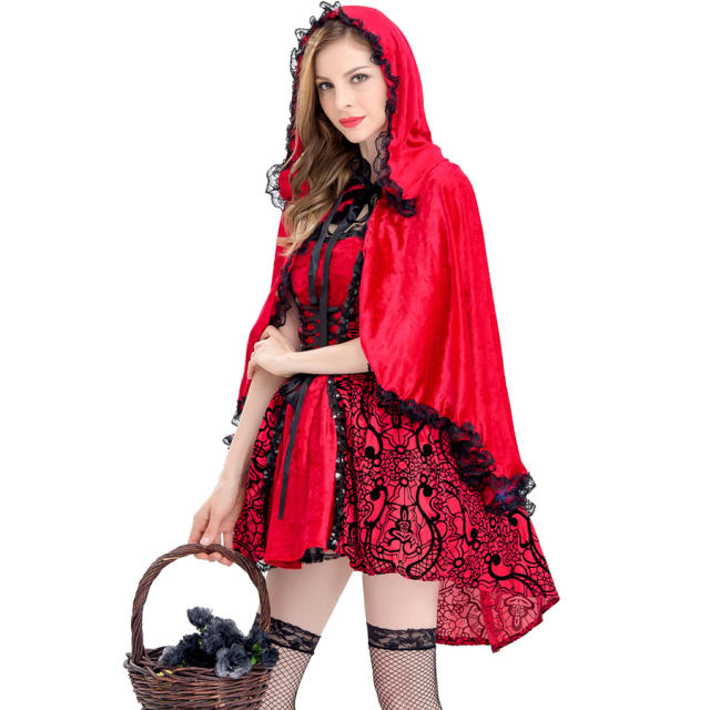 Little Red Riding Hood Uniform for Women PQMR9016