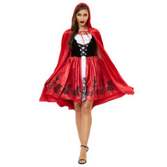 Halloween Little Red Riding Hood Costume for Women PQMR9013