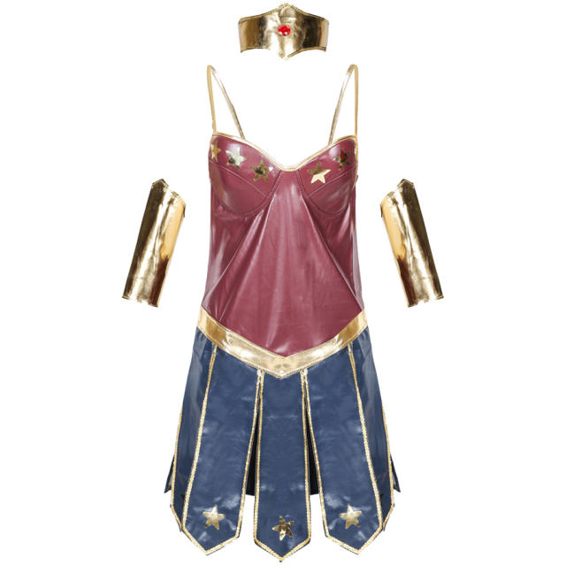 Halloween Heroine Costume Cosplay Gladiator Uniform For Women PQMR3791