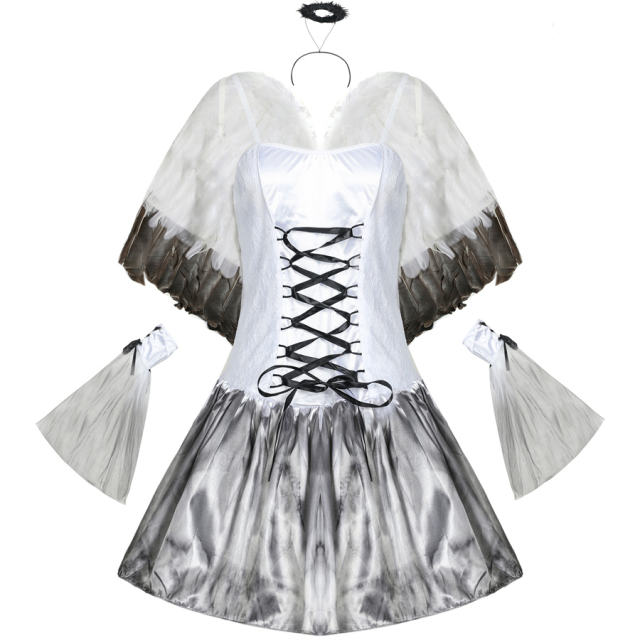 Sexy Carnival Evil Angel Costume for Women PQMR7031
