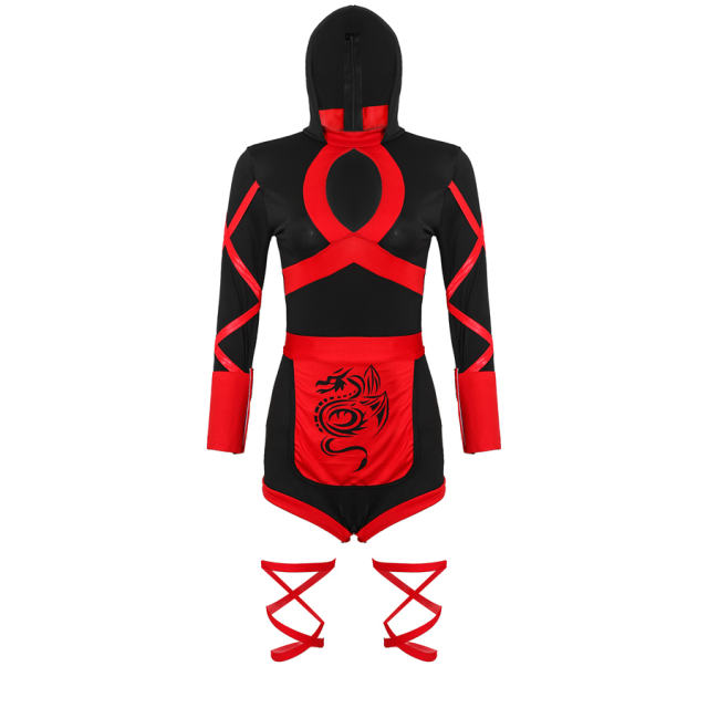 Japaness Anime Ninja Costume Women Cartoon Movie Cosplay Bodysuit PQMR89170