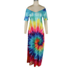 African Printed Retro Streetwear Plus Size XXL Fashion Maxi Dresses PQQM3725
